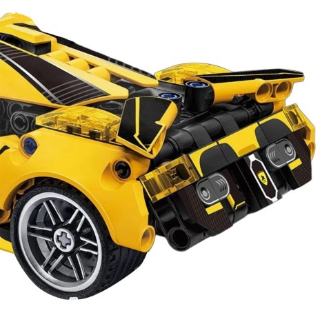 Klocki Auto Sportowe Żółte 422el. samochód z klocków