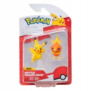 POKÉMON Pikachu Torchic zestaw figurek bitewnych 2-pack