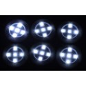 Lampka bezprzewodowa lampki LED na baterie 6szt. + pilot Lampka bezprzewodowa lampki LED na baterie 6szt. + pilot