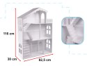 LULILO Regał na książki dla dzieci półka domek na zabawki 2w1 CALLA 116cm XXL LULILO Regał na książki dla dzieci półka domek na zabawki 2w1 CALLA 116cm XXL