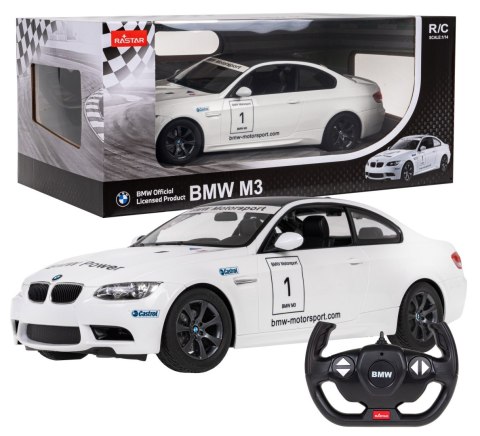 BMW M3 1:14 RASTAR samochód zdalnie sterowany Biały BMW M3 1:14 RASTAR samochód zdalnie sterowany Biały