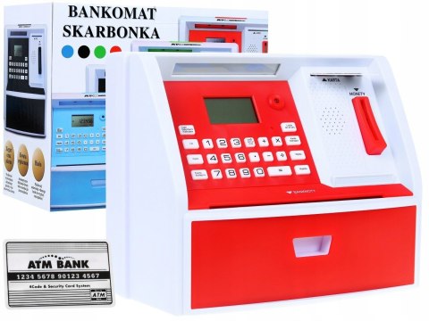 Bankomat skarbonka edukacyjna z polskim nominałem