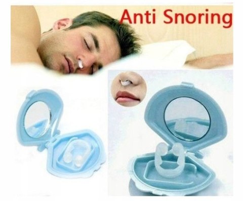Klips przeciw chrapaniu anti snoring na chrapanie Klips przeciw chrapaniu anti snoring na chrapanie