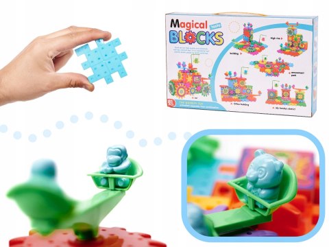 Klocki konstrukcyjne Magical Blocks przestrzenne Klocki konstrukcyjne Magical Blocks przestrzenne