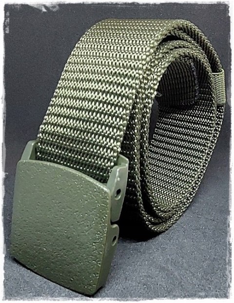 Taktyczny pasek do spodni khaki zielony uniwersalny survivalowy Taktyczny pasek do spodni khaki zielony uniwersalny survivalowy