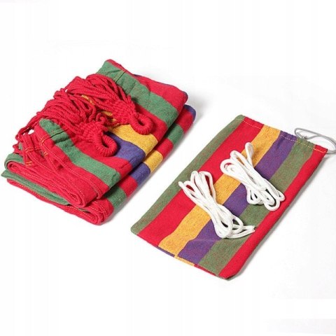 WIELKI HAMAK OGRODOWY DWUOSOBOWY MOCNY 150x190cm WIELKI HAMAK OGRODOWY DWUOSOBOWY MOCNY 150x190cm