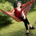 WIELKI HAMAK OGRODOWY DWUOSOBOWY MOCNY 150x190cm