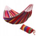 WIELKI HAMAK OGRODOWY DWUOSOBOWY MOCNY 150x190cm