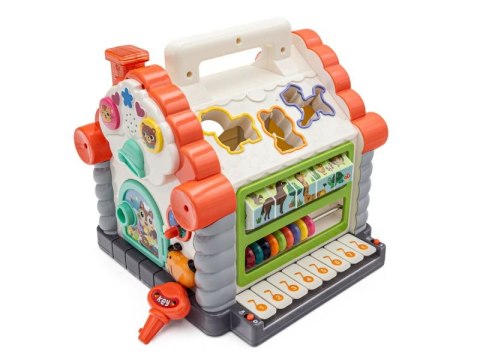 Edukacyjny Domek - Pianinko, Sorter, Liczydło, Melodie Edukacyjny Domek - Pianinko, Sorter, Liczydło, Melodie