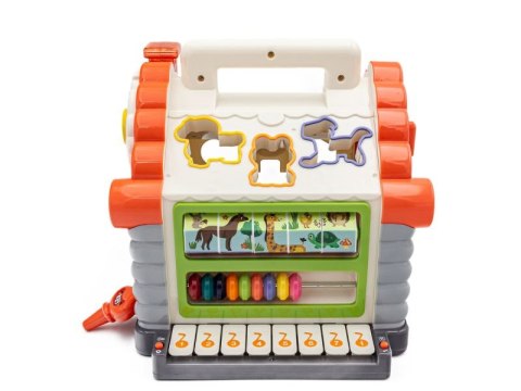 Edukacyjny Domek - Pianinko, Sorter, Liczydło, Melodie Edukacyjny Domek - Pianinko, Sorter, Liczydło, Melodie