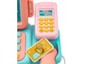 Edukacyjna sklepowa kasa fiskalna - mikrofon, waga, czytnik, akcesoria Edukacyjna sklepowa kasa fiskalna - mikrofon, waga, czytnik, akcesoria