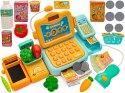 Edukacyjna sklepowa kasa fiskalna - mikrofon, waga, czytnik, akcesoria Edukacyjna sklepowa kasa fiskalna - mikrofon, waga, czytnik, akcesoria