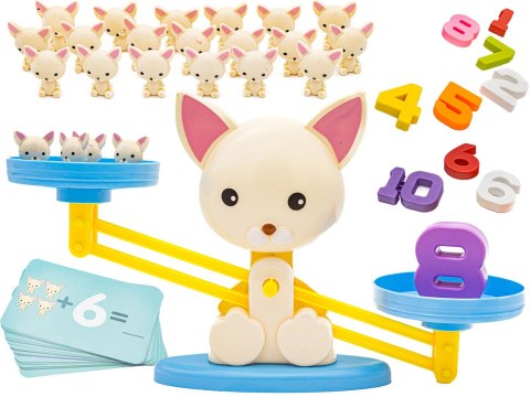 Gra Nauka Liczenia - Równoważnia Waga Szalkowa Pies + Szczenięta - Puppy Up Gra Nauka Liczenia - Równoważnia Waga Szalkowa Pies + Szczenięta - Puppy Up