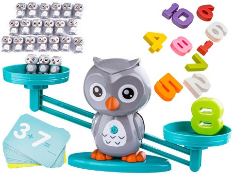 Gra Nauka Liczenia - Równoważnia Waga Szalkowa Sówka Sowa - Owl Balance Gra Nauka Liczenia - Równoważnia Waga Szalkowa Sówka Sowa - Owl Balance
