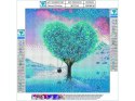 Haft Diamentowy, Obraz, Mozaika Diamentowa Diamond Painting, DRZEWO - SERCE 30x30cm Haft Diamentowy, Obraz, Mozaika Diamentowa Diamond Painting, DRZEWO - SERCE 30x30cm