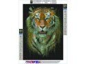 Haft Diamentowy, Obraz, Mozaika Diamentowa Diamond Painting, TYGRYS 30x40cm Haft Diamentowy, Obraz, Mozaika Diamentowa Diamond Painting, TYGRYS 30x40cm