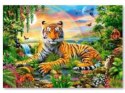 Haft Diamentowy, Obraz, Mozaika Diamentowa Diamond Painting, TYGRYS 40x30cm Haft Diamentowy, Obraz, Mozaika Diamentowa Diamond Painting, TYGRYS 40x30cm