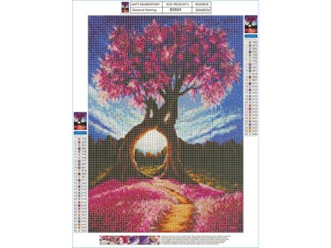 Haft Diamentowy, Obraz, Mozaika Diamentowa Diamond Painting 30x40cm Haft Diamentowy, Obraz, Mozaika Diamentowa Diamond Painting 30x40cm
