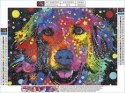 Haft Diamentowy, Obraz, Mozaika Diamentowa Diamond Painting, ABSTRAKCYJNY PIES 40x30cm Haft Diamentowy, Obraz, Mozaika Diamentowa Diamond Painting, ABSTRAKCYJNY PIES 40x30cm