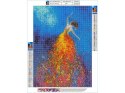 Haft Diamentowy, Obraz, Mozaika Diamentowa Diamond Painting, KOLOROWA SUKIENKA 30x40cm Haft Diamentowy, Obraz, Mozaika Diamentowa Diamond Painting, KOLOROWA SUKIENKA 30x40cm