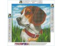 Haft Diamentowy, Obraz, Mozaika Diamentowa Diamond Painting, PIES BEAGLE 30x30cm Haft Diamentowy, Obraz, Mozaika Diamentowa Diamond Painting, PIES BEAGLE 30x30cm