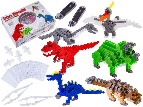 Prasowanka, Koraliki Do Prasowania, Zestaw DINOZAURY 3D 3000 Sztuk Prasowanka, Koraliki Do Prasowania, Zestaw DINOZAURY 3D 3000 Sztuk