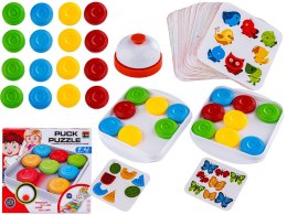 Gra Logiczna SZYBKIE KRĄŻKI Puck Puzzle Karty, Dzwonek, Zręcznościowa