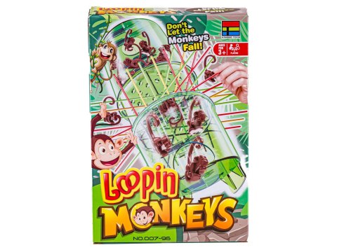 Gra Zręcznościowa Typu Bierki, Loopin Monkeys, SPADAJĄCE MAŁPKI Gra Zręcznościowa Typu Bierki, Loopin Monkeys, SPADAJĄCE MAŁPKI